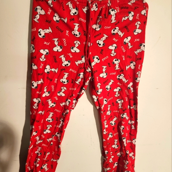 Peanuts Other - Peanuts Snoopy pajama bottoms size mwdium